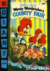 Walter Lantz Woody Woodpecker's County Fair #5 © September 1956 Dell Giant